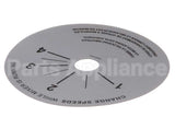 4400349 Univex Label,Srm20-40 Speed Control (98)(P)