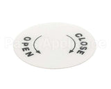 4400518 Univex Label, Open/Close Bc18