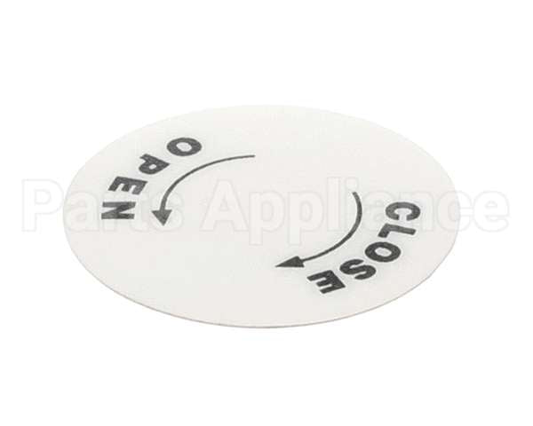 4400518 Univex Label, Open/Close Bc18