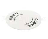 4400518 Univex Label, Open/Close Bc18