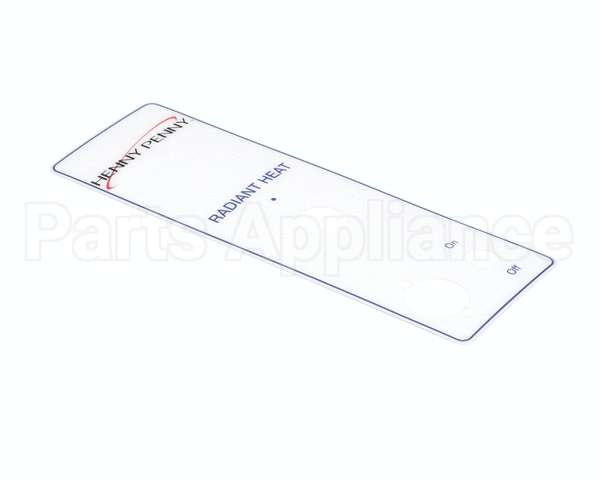 44009 Henny Penny Decal - Kfc Top Control Panel