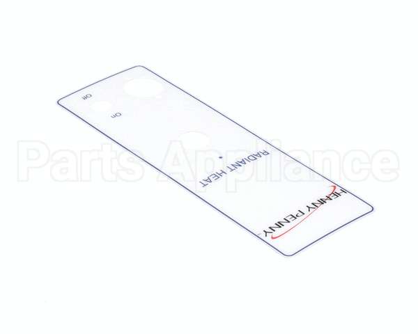 44009 Henny Penny Decal - Kfc Top Control Panel