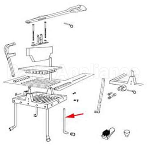 4409 Compatible Vollrath Leg, Lettuce King Iv M# 4400