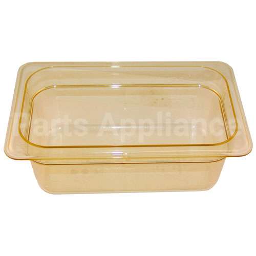 44HP150 Compatible Cambro 1/4 Size Food Pan - Amber High Heat