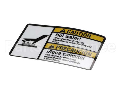 45164 Power Soak Systems Label Caution Hot Water