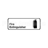 4518 Compatible Traex Sign, Fire Extinguisher, 3X9"