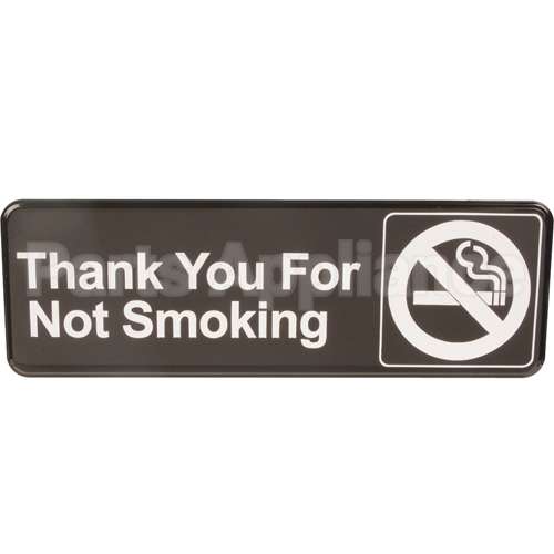 4521 Compatible Traex Sign, No Smoking, Blk
