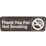 4521 Compatible Vollrath Sign, No Smoking, Blk
