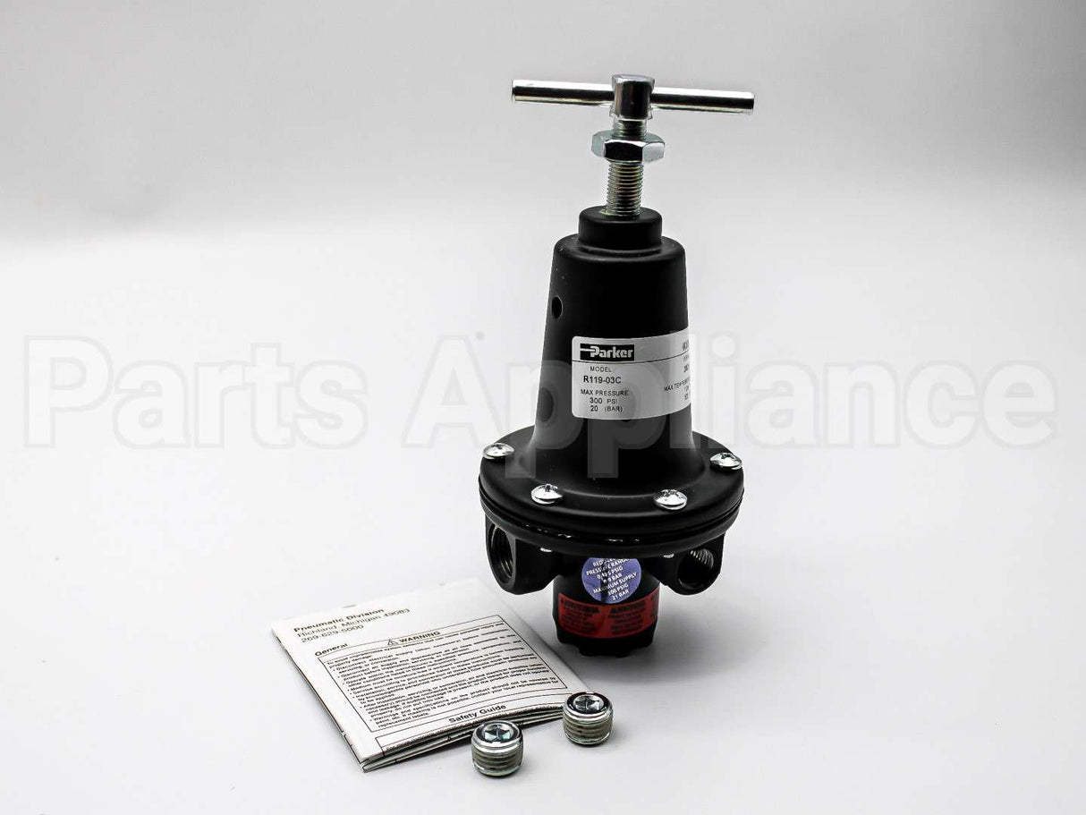 R119-03C Parker Watts Fluid Air 3/8" Air Reg. 0/125#