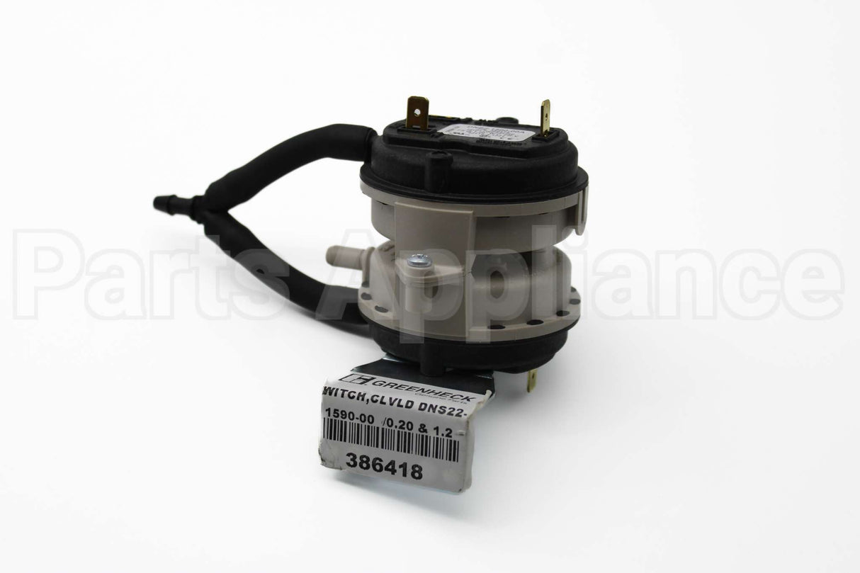 386418 Greenheck Air Pressure Switch Dual