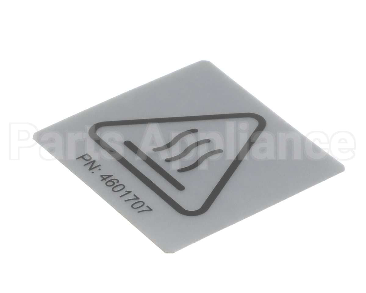 4601707 Garland Label - Iso Caution Hot
