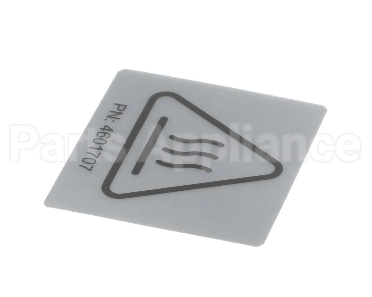 4601707 Garland Label - Iso Caution Hot