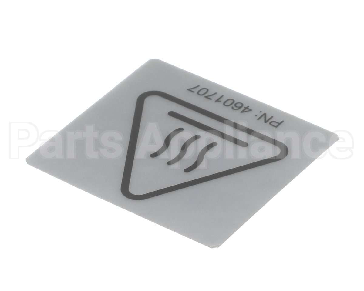 4601707 Garland Label - Iso Caution Hot