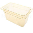 46HP-150 Compatible Cambro Pan, Food, H-Pan, 1/4, 6"D, Amber