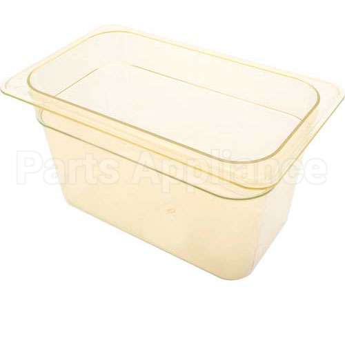 46HP-150 Compatible Cambro Pan, Food, H-Pan, 1/4, 6"D, Amber