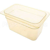 46HP-150 Compatible Cambro Pan, Food, H-Pan, 1/4, 6"D, Amber
