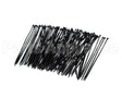 47N11 Lennox 11"Stdcableties Black 100Pack