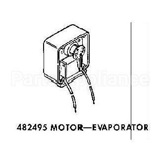 482495 Whirlpool Motor-Evap