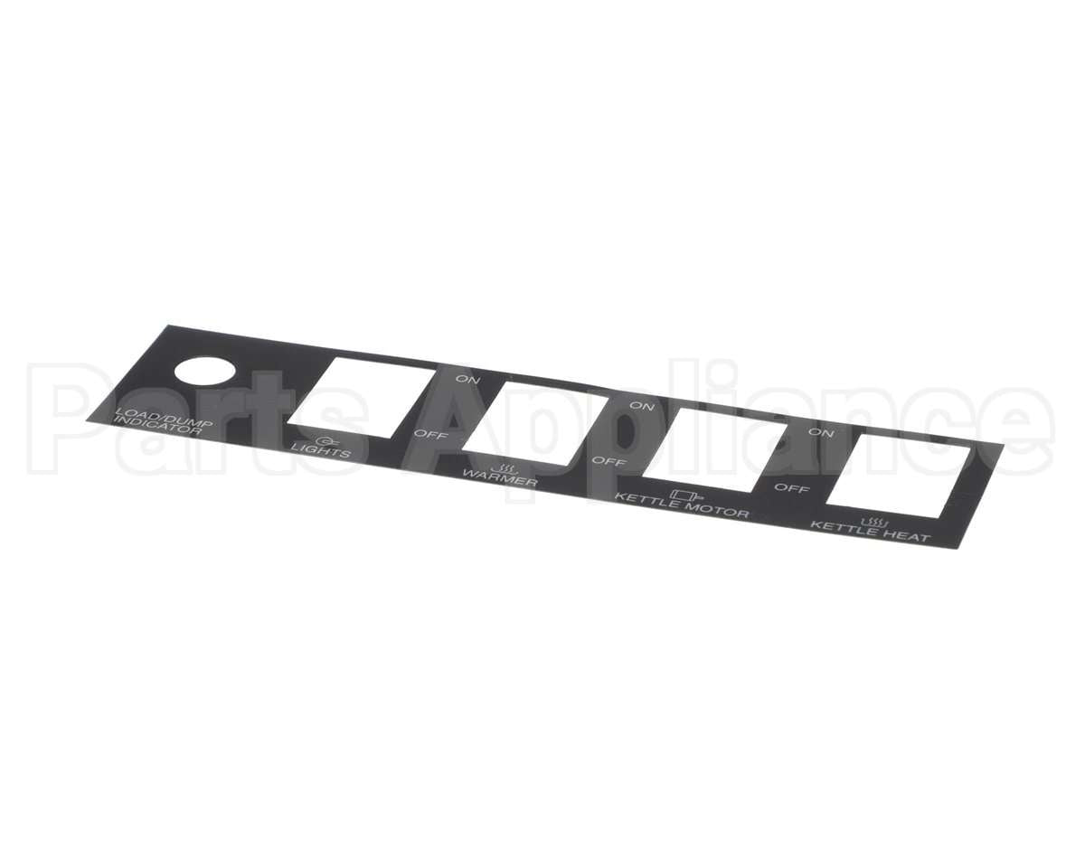 48542-30 Gold Medal Products Rocker Switch Label, 5 Pn
