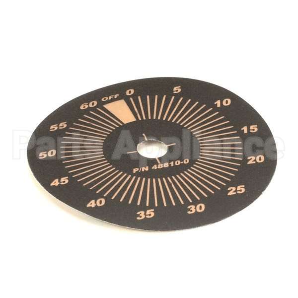 48810-0 Compatible Montague Overlay, 60Hz Timer