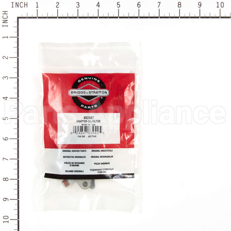 492687 Briggs & Stratton Adapter-Oil Filter