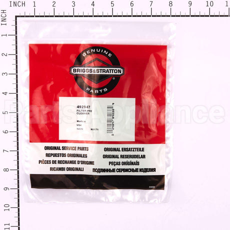 492947 Briggs & Stratton Filter-Pre Cleaner