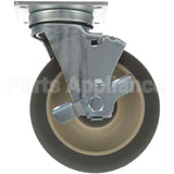 497001-2 Compatible Hobart Plate Mnt Castr W/Brk 5 W 3-1/2 X 3-1/2