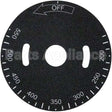 498037-0000A Compatible Vulcan Plate, Temp Dial, 200-550F