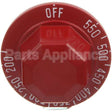 498086-7 Compatible Hobart Dial, Thermostat, Red, 200-550F