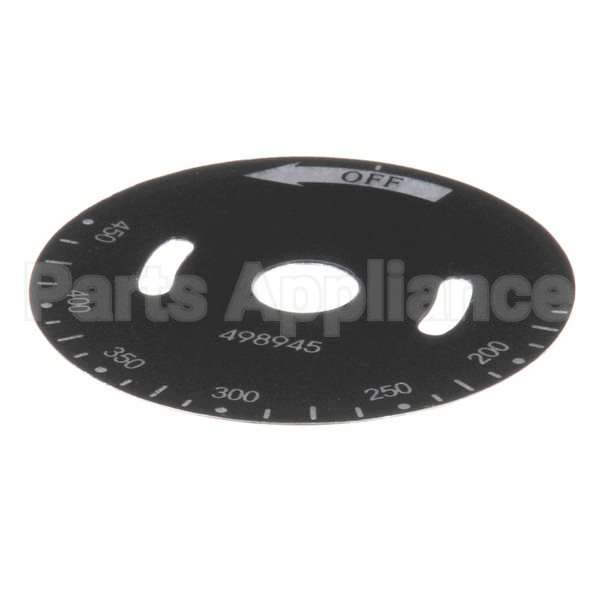 498945 Compatible Vulcan Dialplate, Temperature Vcrg