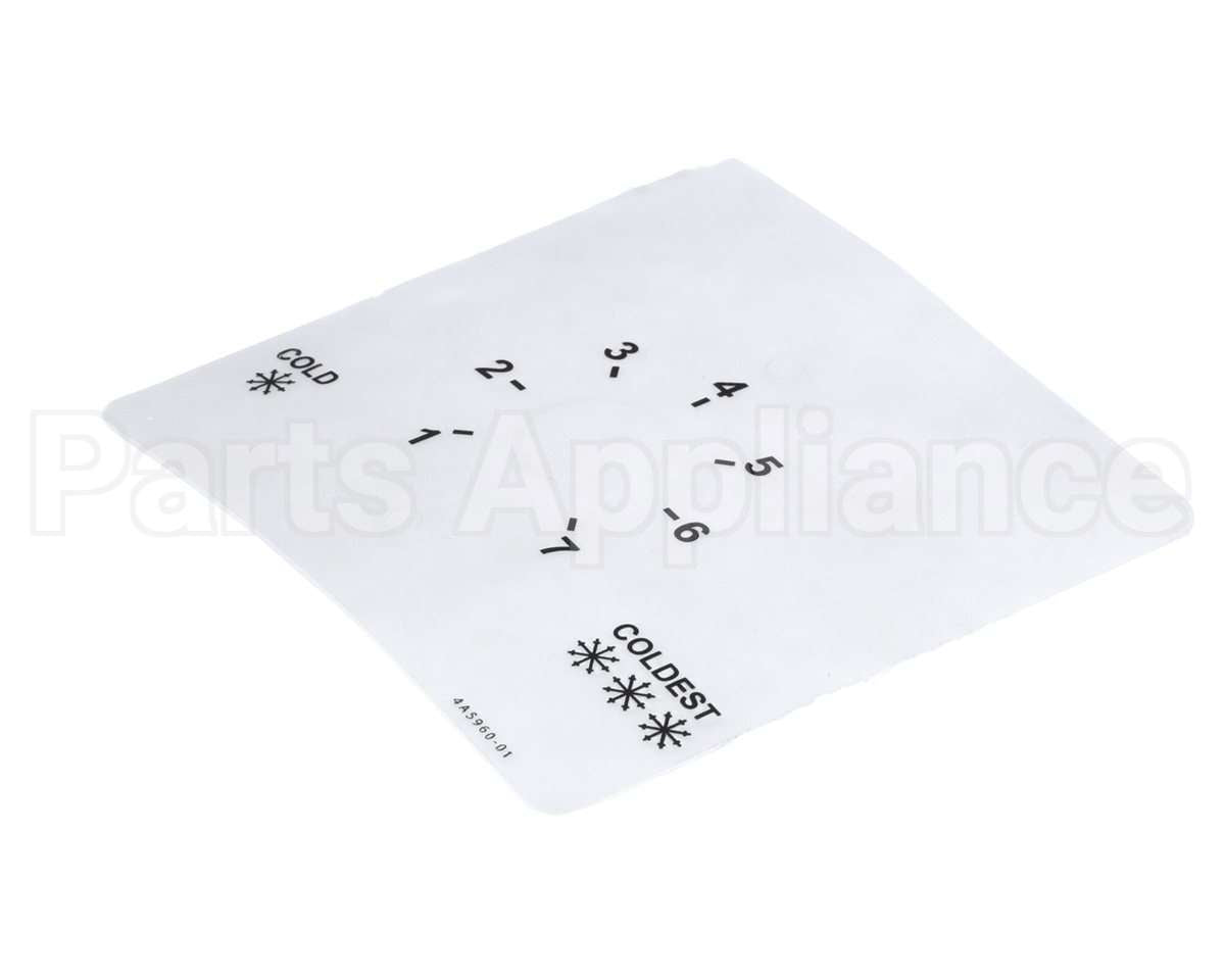 4A5960-01 Hoshizaki Label -Dial