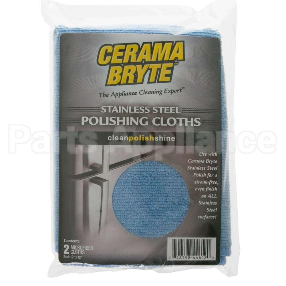 WX10X307 GE Cerama Bryte Micro Cleaning Cloths 2Pk