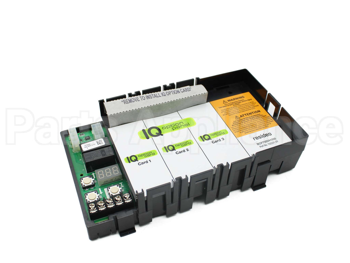 109647-01 Burnham Boiler Control Iq Option Panel