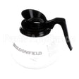 4H-REG10112BL1 Compatible Bloomfield Glass Decanter / Black Handle