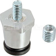 5-30-081 Compatible Hatco Leg1"H, 1/4"-20Thd, W/Adaptor
