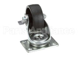 50-0058 Nu-Vu Caster,Locking,3"X1-1/4