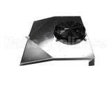 50-040 Continental Refrigeration Fan Panel Assy Black Fan Guard With 4-14