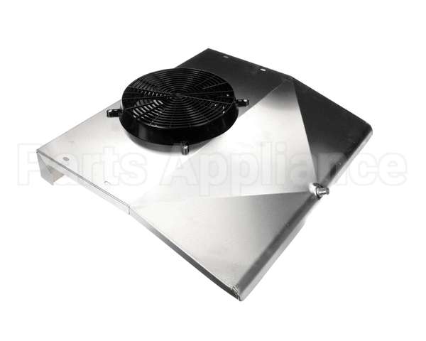 50-040 Continental Refrigeration Fan Panel Assy Black Fan Guard With 4-14