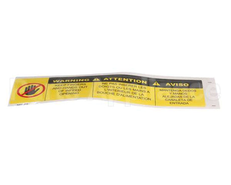 5000-313 Somerset Industries Label Keep Fingers