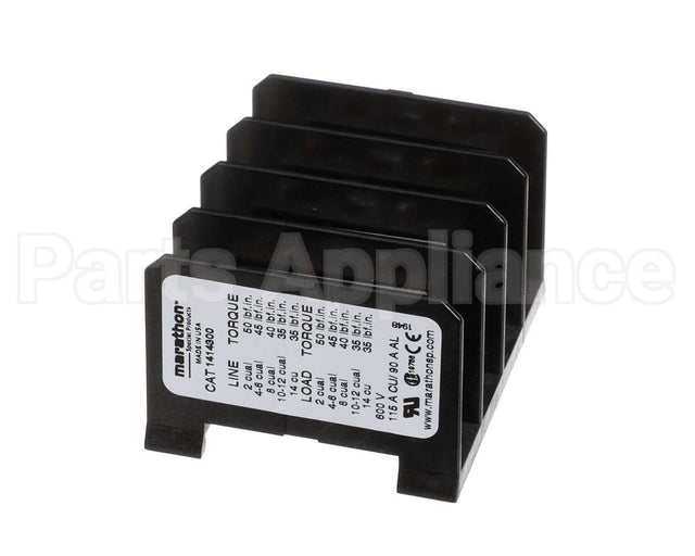 500205 Marshall Air 4 Pole 600V Terminal Block
