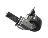 5004572 Quality Industries Caster 3'' Stem,Swivel W/Brake