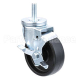 50205 Compatible Continental Caster, Stem 4" W/ Brake
