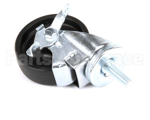 50205 Continental Refrigeration Caster, Stem (4 W/ Brake) (5Total Hgt)