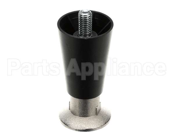 50206 Continental Refrigeration Legs, 4" Black (Adjustable Up To 5-1/4")
