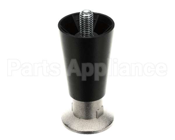 50206 Continental Refrigeration Legs, 4" Black (Adjustable Up To 5-1/4")