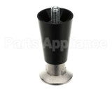 50206 Continental Refrigeration Legs, 4" Black (Adjustable Up To 5-1/4")