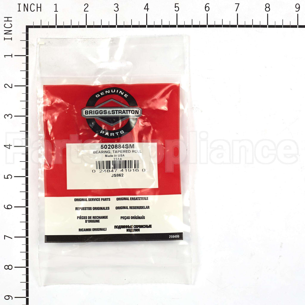 5020884SM Briggs & Stratton Bearing Tapered Roll