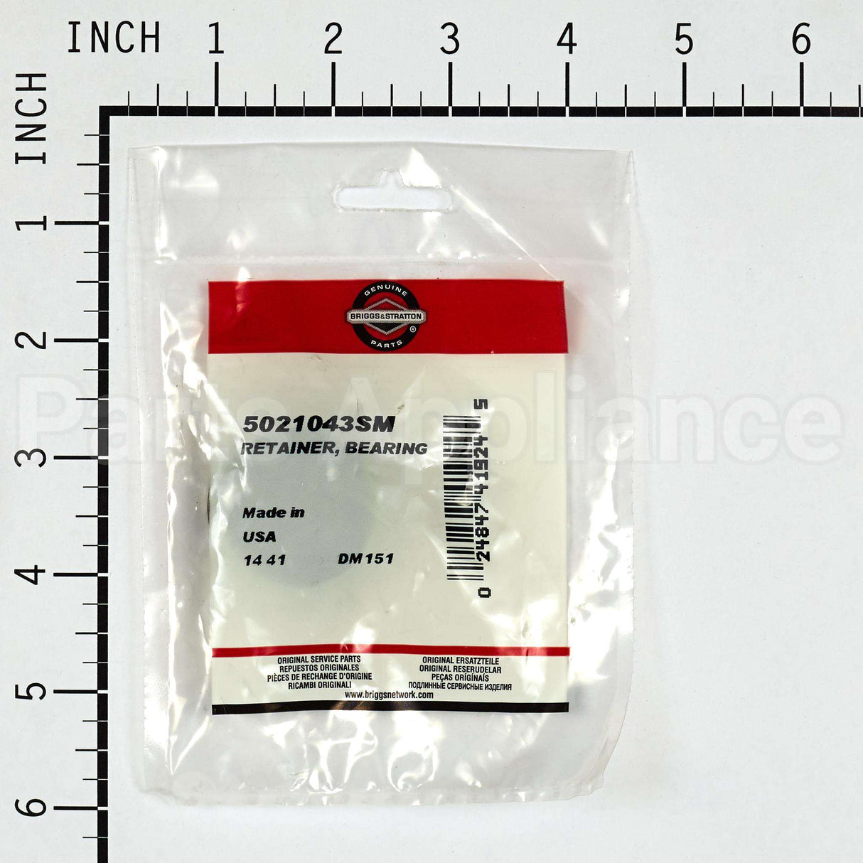 5021043SM Briggs & Stratton Retainer Bearing