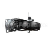 50212 Continental Refrigeration Caster, Flat Plate (4" W/ Brake) (5-1/8"