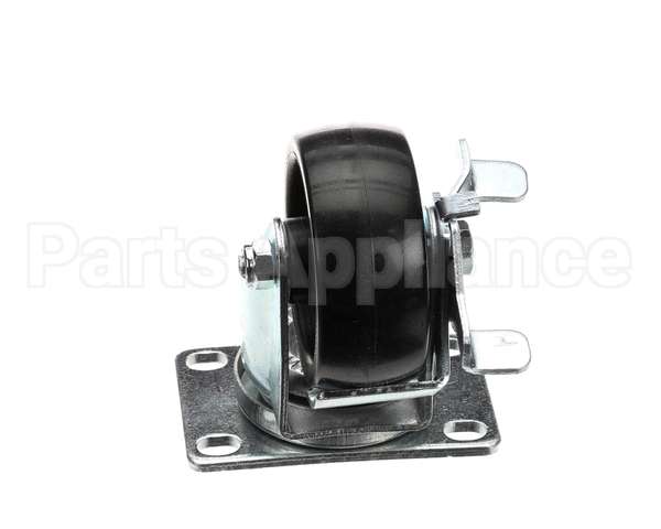 50216 Continental Refrigeration Caster Flat Plate (3" W/ Brake) (4-5/16"